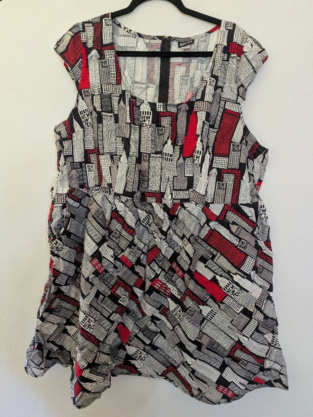Retrolicious New York City Skyscrapers Dress 3X